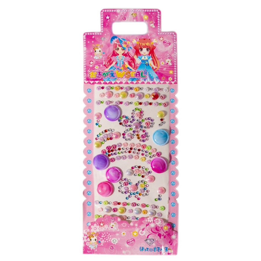 Наклейки-стразы Alingar, акриловые, "Лето", цветы, пакет с европодвесом