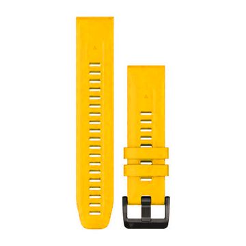 Ремешок для Garmin 22 мм стиль Fenix 7 силиконовый Premium QuickFit (Янтарный)