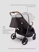 Коляска детская для близнецов "Twinny" RA151 Soft grey