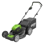 Аккумуляторная газонокосилка Greenworks GD80LM46SPK4 80V 80В самоходная (1 x 4 Ач, ЗУ) нож 46 см, 2501007UB
