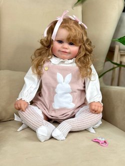 Кукла Реборн мягконабивная 60см (FA-962)