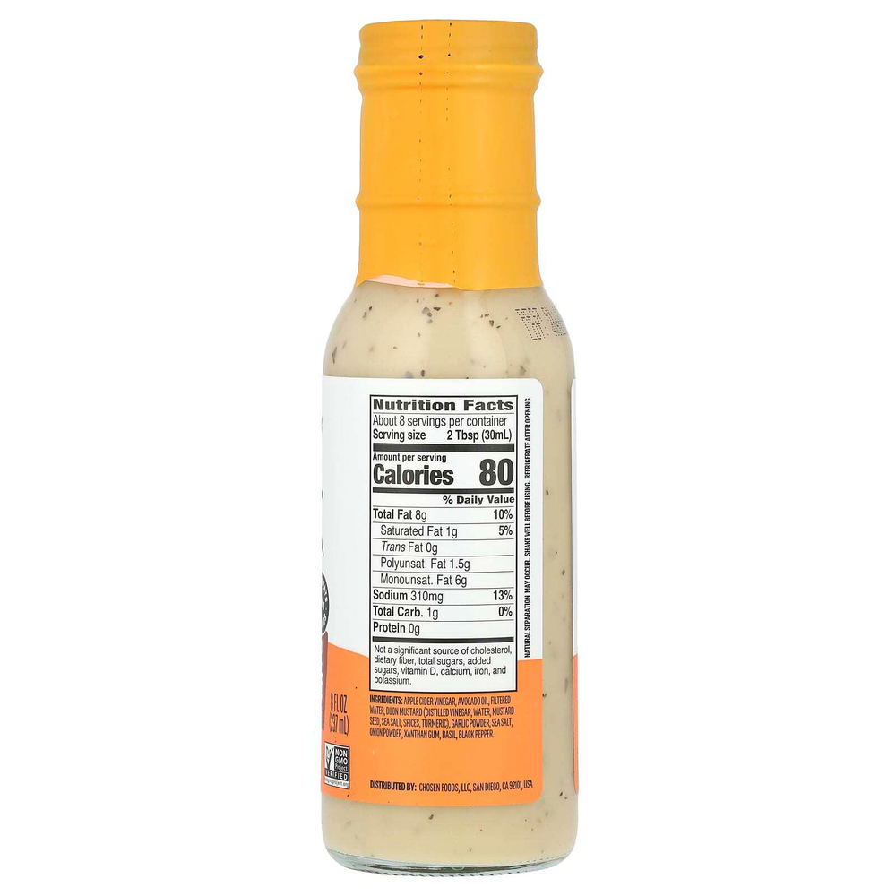 Chosen Foods, Заправка и маринад для яблочного винегрета, 237 мл (8 жидк. унц.)