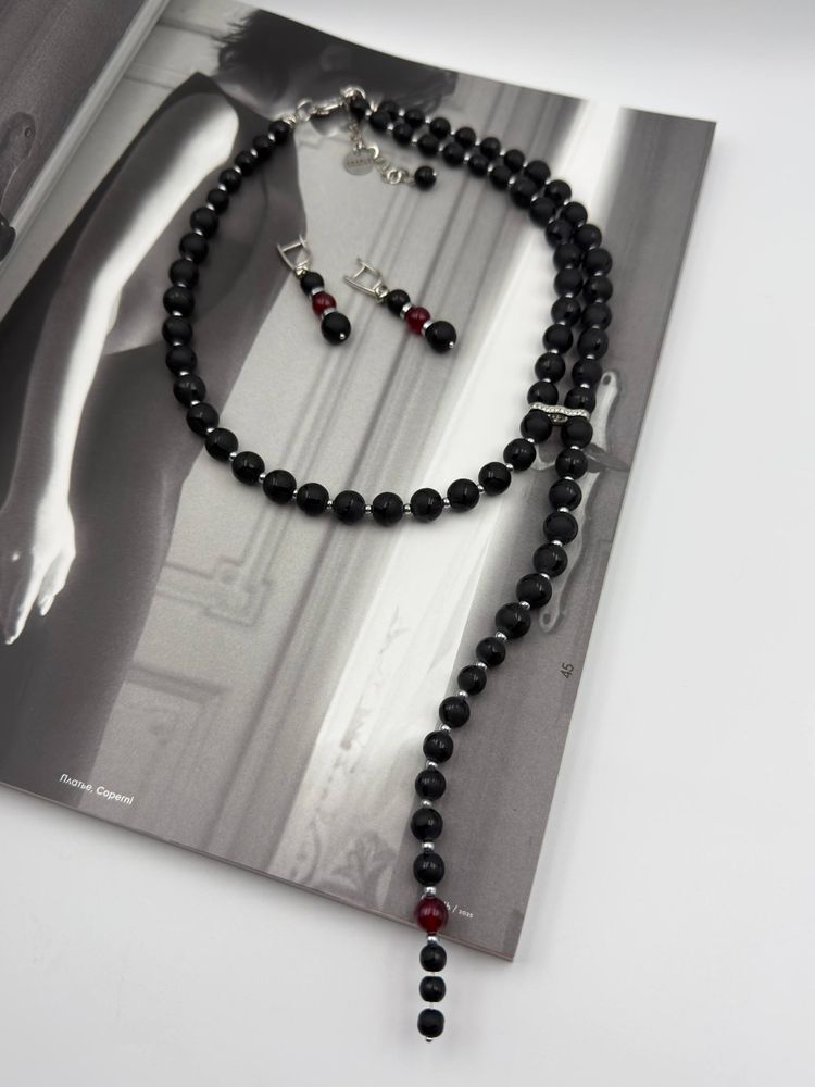 Серьги "Эйва" на серебряной застежке