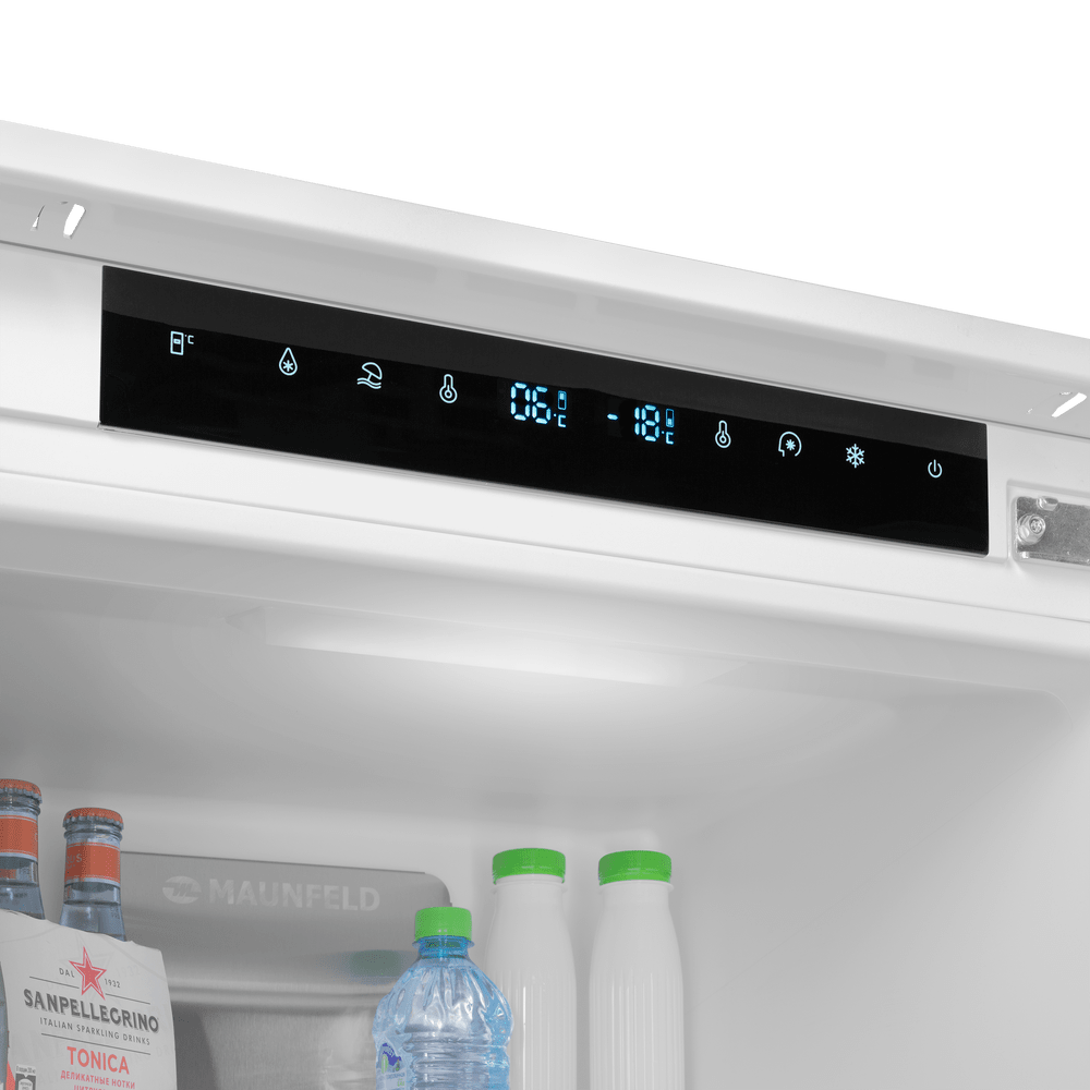 Встраиваемый холодильник NO FROST с инвертором MAUNFELD MBF19354NFWGR LUX Inverter