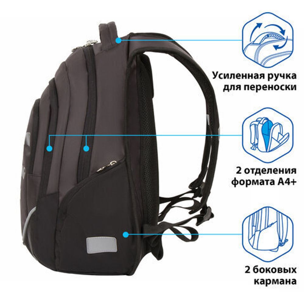 Рюкзак BRAUBERG SPECIAL, "Shooting club", 229984