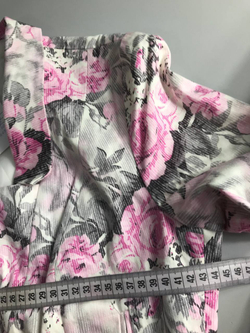 Жакет Oodji цветочный ,маркировка 40, визуально 46 размер