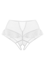 Эротические трусики с высокой посадкой Lana белые 46-48