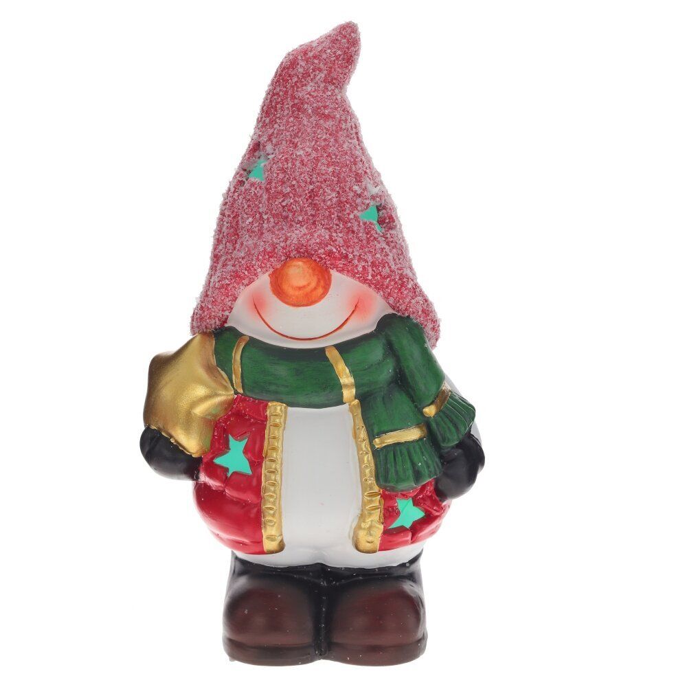 GAEM Фигурка декоративная с подсветкой "Снеговик", L12 W9 H21 см, (2хLR44), 2в.