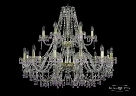 Подвесная люстра Bohemia Ivele 1410/12+6/360/2d/G/V7010