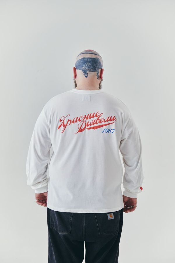 Лонгслив КД белый - фото 2