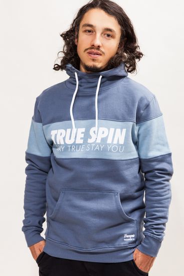 Толстовка TRUESPIN Wide Stripes Hoodie #3 (Синий (Blue Shadow/Bering Sea)