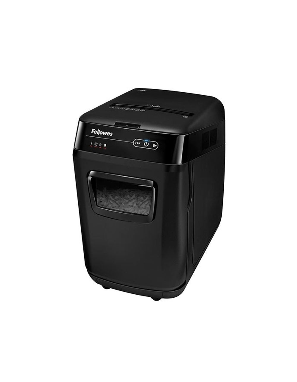 Шредер (уничтожитель бумаг) Fellowes Шредер AutoMax 200M FS-4656301 с автоподачей (DIN P-5,2х14мм.200лст.32лтр)