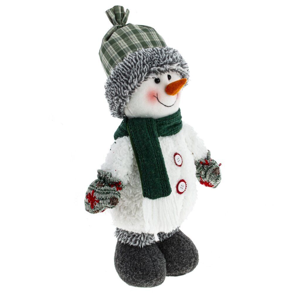 GAEM Игрушка набивная "Снеговик", L20 W10 H51/35 см, 2в.