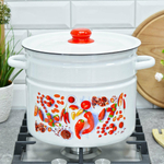 Кастрюля 9л "Паприка" тм Appetite