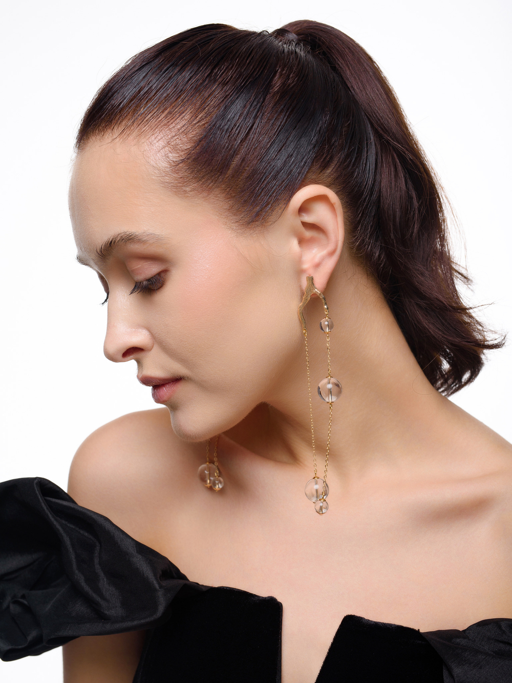 Серьги "Branches" Gold