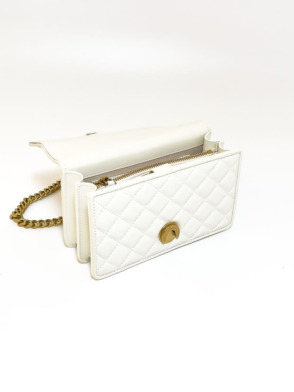 MINI LOVE BAG QUILT JEWEL – white