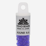 Японский бисер TOHO Round 8/0 (№8), прозрачный