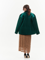 Утепленное кимоно (изумрудный)