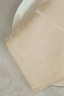 Скатерть 180x270 и 12 салфеток EmilioGatti Florida светло-бежевые