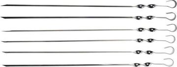 GRINDA Barbecue, 550 мм, 6 шт, набор угловых шампуров (427756)