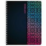 Тетрадь А5, 48 л., BRAUBERG ЭКО, гребень, клетка, обложка картон, АБСТРАКЦИЯ, 403053, 1шт