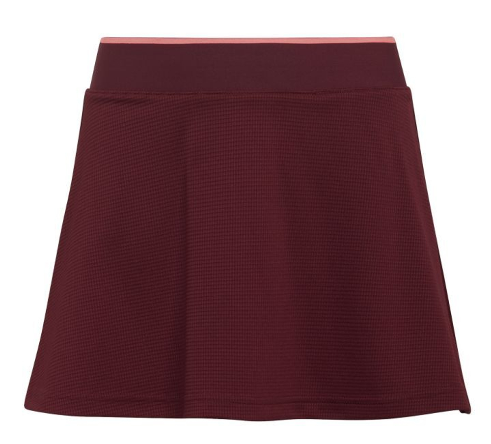 Детская теннисная юбка Adidas Girls Club Skirt - shadow red/acired