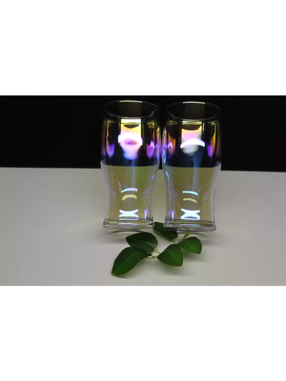 Бокалы пивные 2шт 570мл "Радуга"