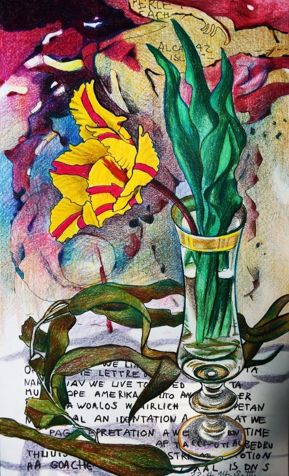 Репродукция на фотобумаге "Тигровый тюльпан"