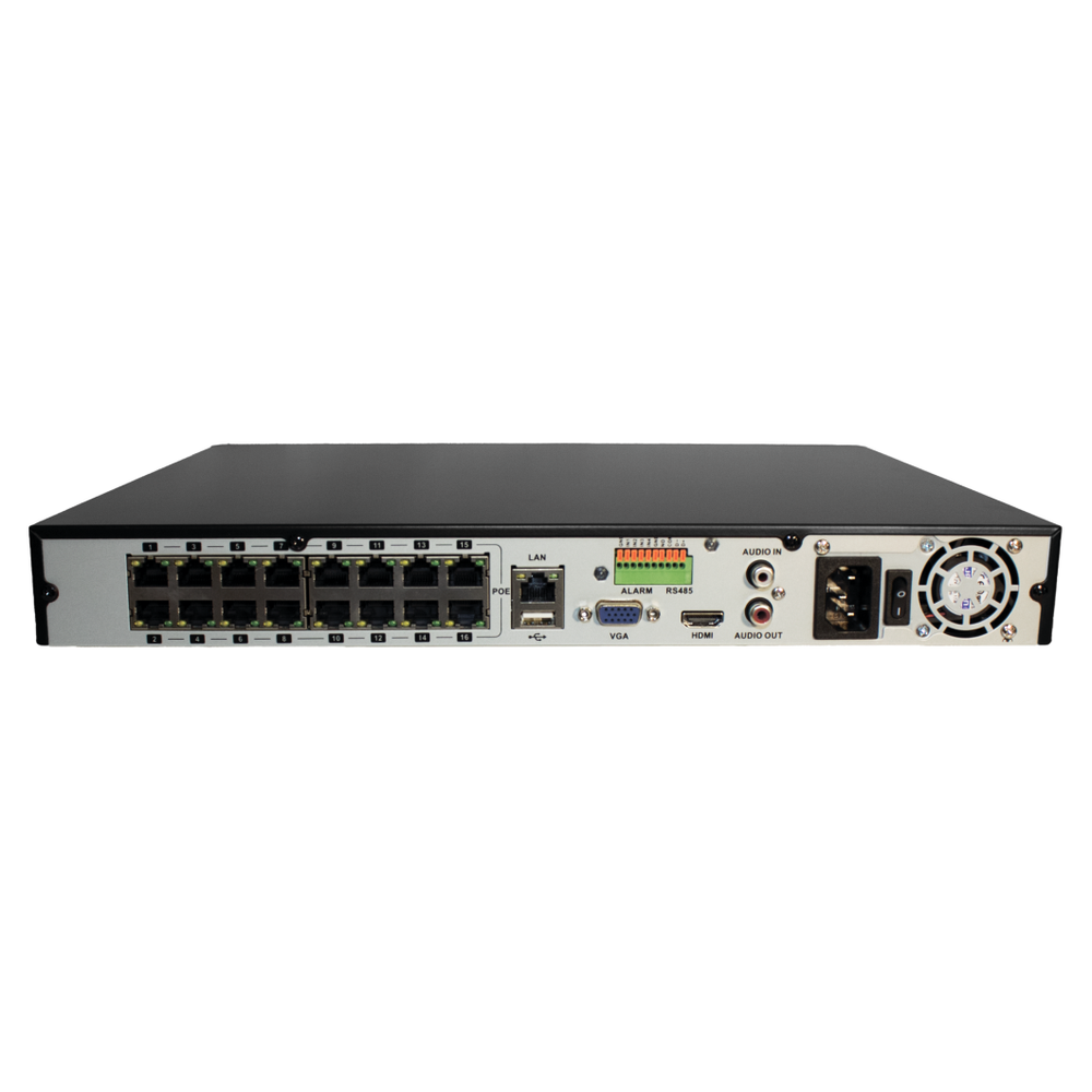 IP Видеорегистратор (NVR) TSr-NV16255P вид сзади