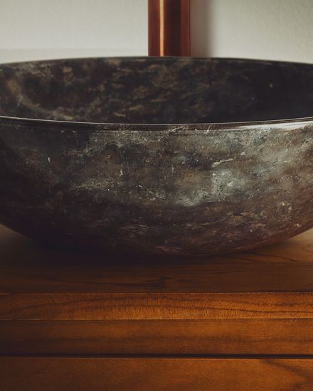 Раковина Darnen из серого мрамора Ø 40 см