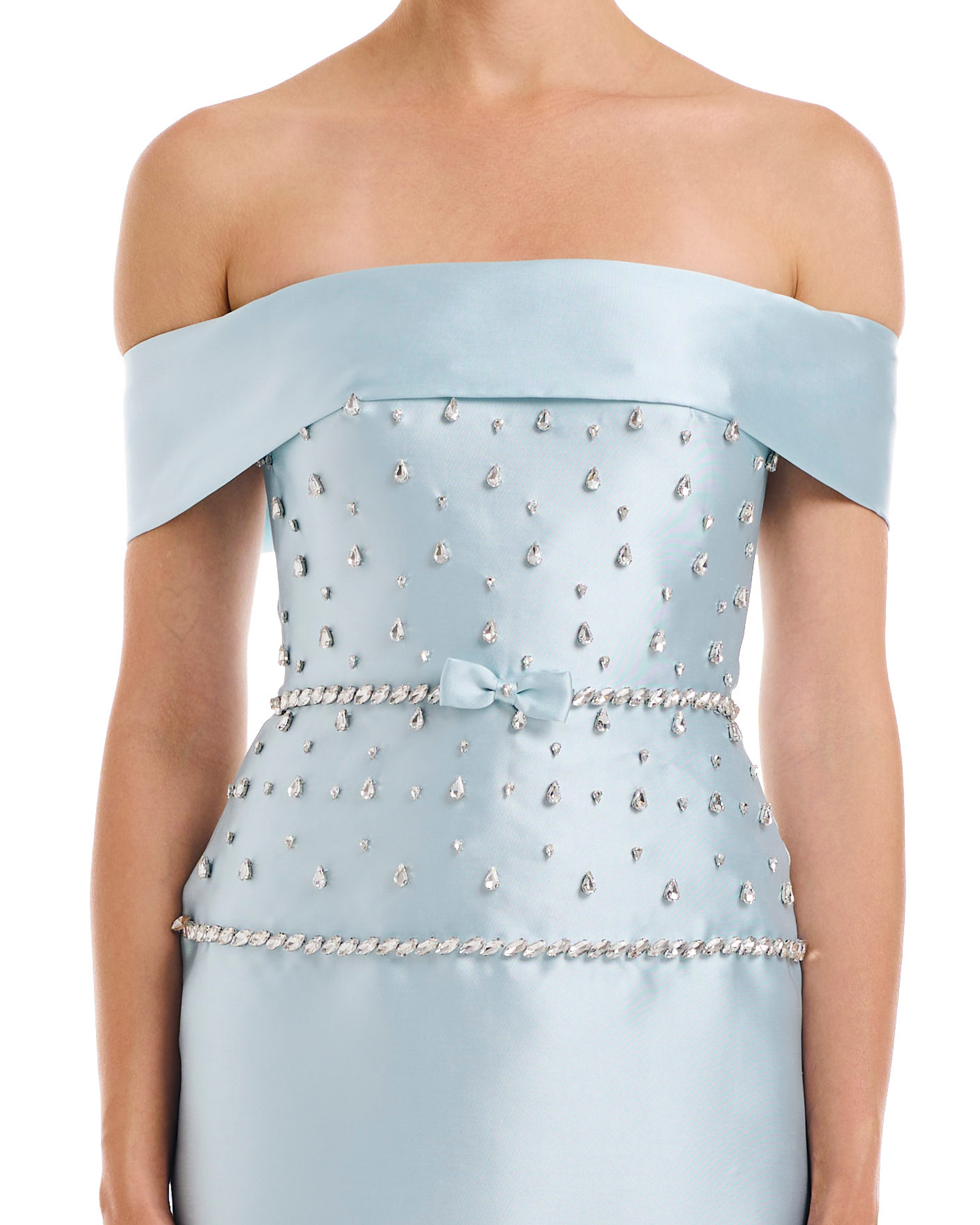 Платье Diamant (Диамант) мятное с выш.