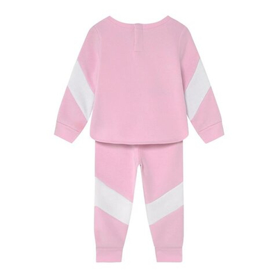 Баскетбольная детская толстовка Jordan Air Cool Crew Set Pink Foam