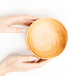 Деревянная глубокая тарелка-супница Art of Siberia из Сибирского Кедрf. T110