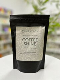 Скраб мерцающий, кофе, ваниль, миндаль / Coffee shine magical glow MiPASSiON 250 гр
