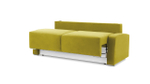 Диван Окленд Лайт Vivaldi 33 236*102*95 см, Желтый  Еврокнижка Фиеста