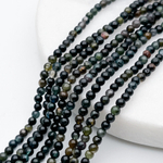 Турмалин бусины (сорт Б), диаметр около 2,9-3 мм, цена за нить 38 см
