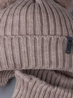 Шапка для мальчика со снудом осенняя