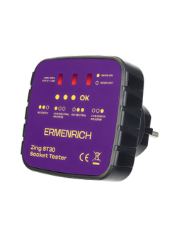 Тестер розеток Ermenrich Zing ST30