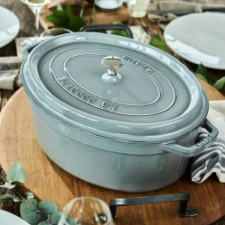 STAUB Кокот чугунный овальный 4,2л 29см графит (сорт II)