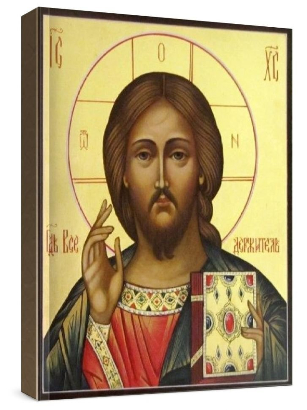 Спас Вседержитель (рукописная икона)