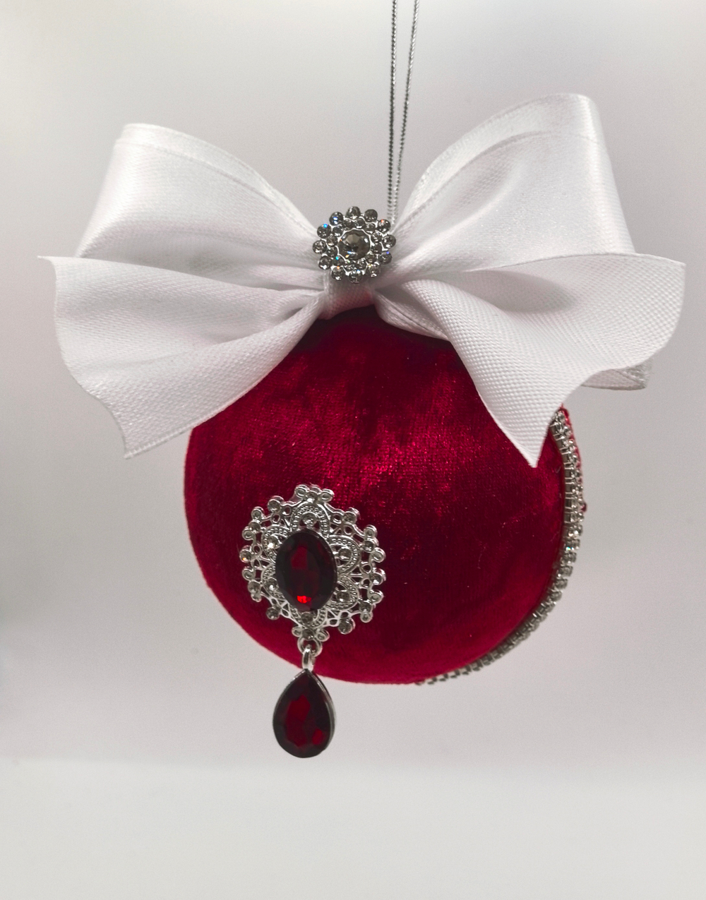 Ёлочные игрушки "БАРХАТ" 4шт