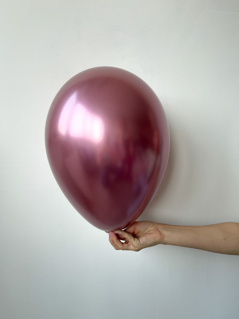 S Шар хром Reflex 12" / 30 см розовый (БГ-17)  Изображение2