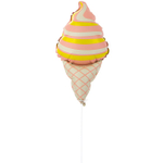 Шар Фольгированный Мороженое Рожок розовый (Розовый)