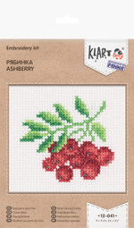 "Klart" набор для вышивания 12-041 "Рябинка" 9 х 9 см