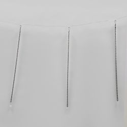 ULD-E2405-240-DTK BLUE IP44 METEOR Занавес светодиодный фигурный Падающие звезды. соединяемый. 2х0.5м. 8 подвесов. Синий свет. Провод прозрачный. TM Uniel.