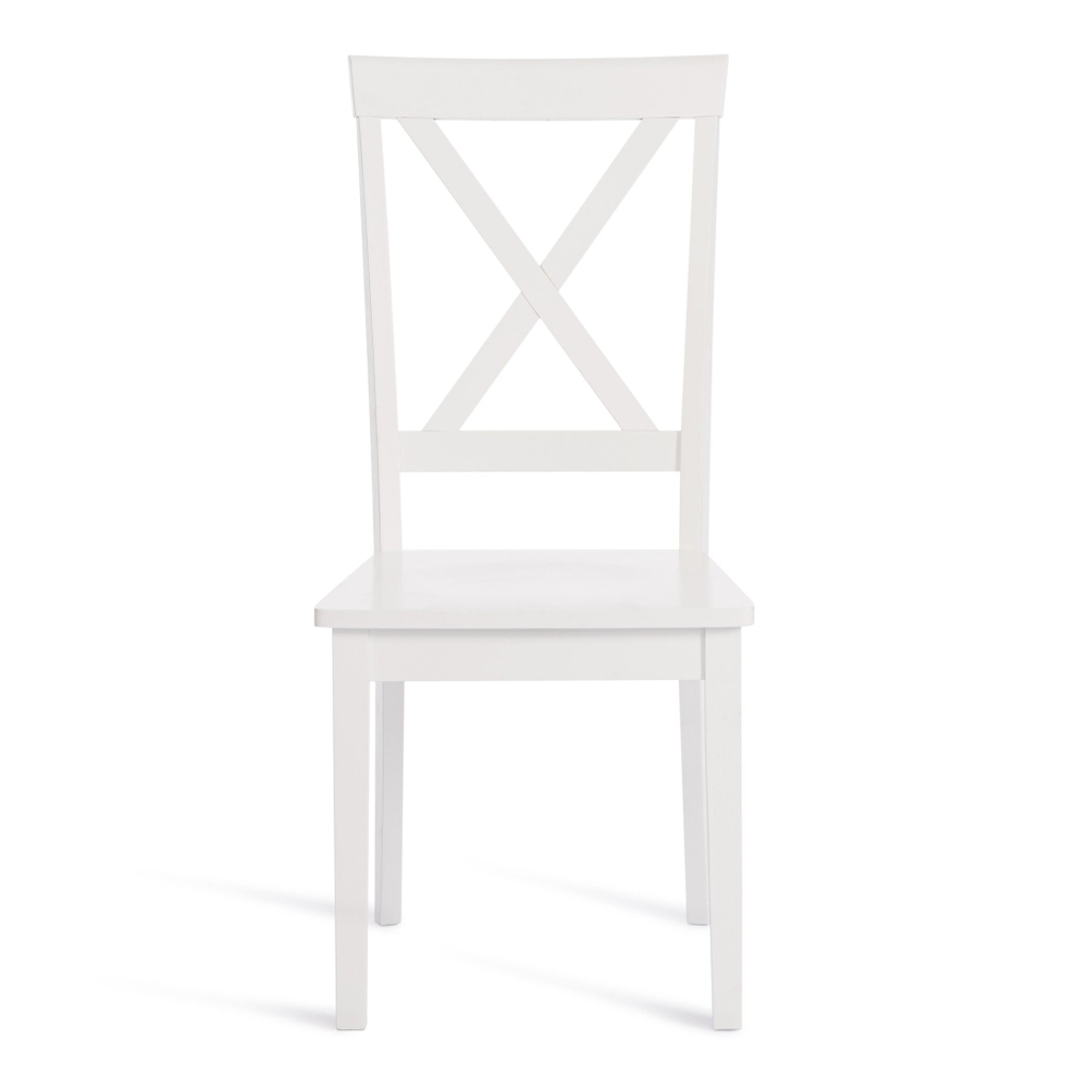 Стул GOLFI (Гольфи) дерево гевея/мдф, 44x54x95, pure white (402)