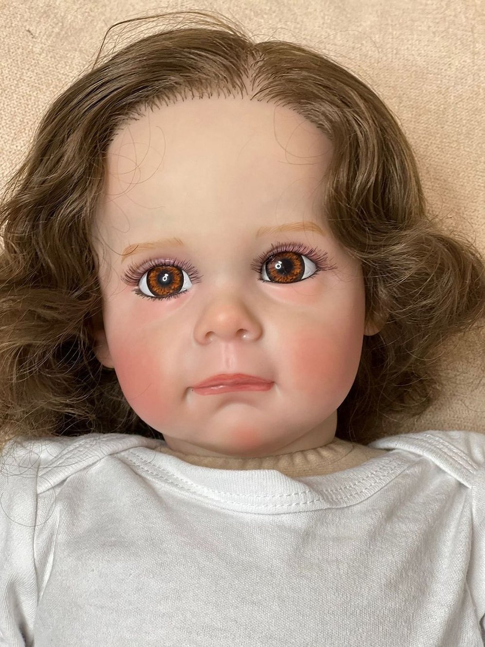 Кукла Реборн мягконабивная 55см в пакете (FA-163)