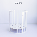 Кроватка-трансформер МАЛЮТКА 7 в 1 (белый)