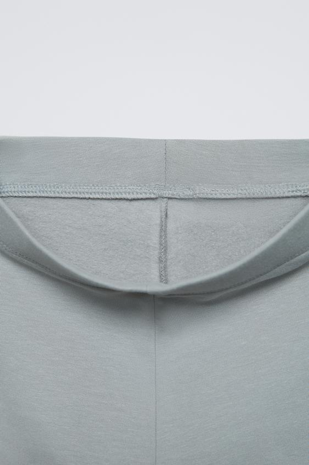 ZARA НАБОР ИЗ ДВУХ ОДНОТОННЫХ ЛЕГИНСОВ, АНТРАЦИТОВО-СЕРЫЙ