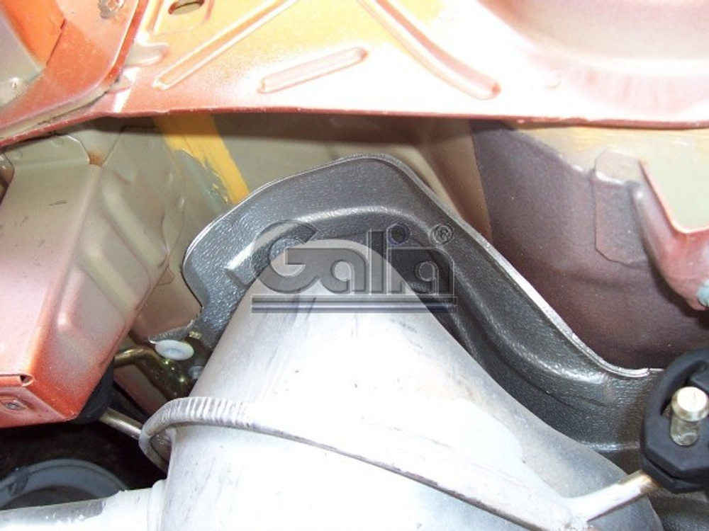 Фаркоп оцинкованный Galia F092A для FIAT Idea 2004-2012, Lancia Musa 2004-2012(паспорт и сертификат в комплекте)(без электрики)